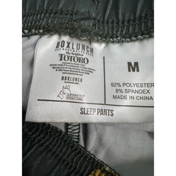 MY NEIGHBOR TOTORO Sleep Pants NEW Unisex Pull-on Pockets Size M - Picture 5 of 5
